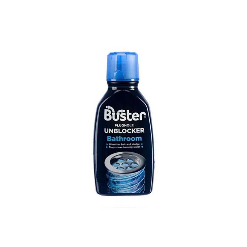 Buster Bathroom Plughole Unblocker 300ml <br> Pack size: 6 x 300ml <br> Product code: 552000