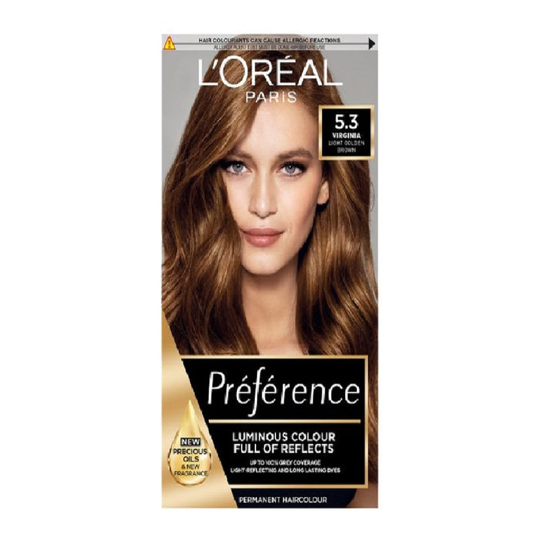 L'Oreal Recital Virginia 5.3 <br> Pack size: 3 x 1 <br> Product code: 204910