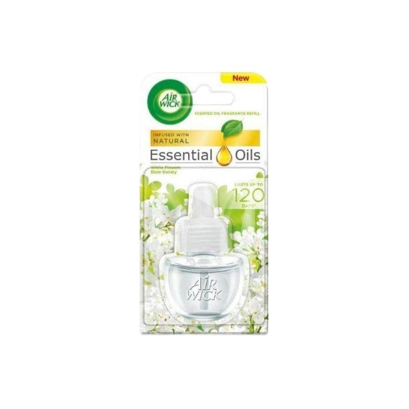 Airwick Plug Refill White Flowers 19ml <br> Pack size: 6 x 19ml <br> Product code: 541350
