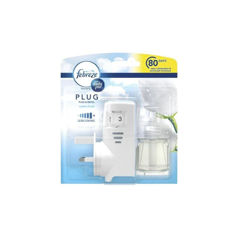 Ambi-Pur Plug In Starter Cotton PM£4.00 <br> Pack size: 5 x 1 <br> Product code: 541897