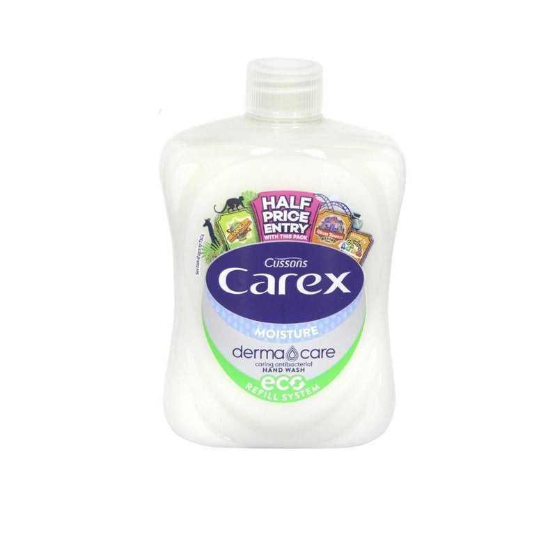 Carex Hand Wash Moisture (Flip Top) 500ml <br> Pack size: 6 x 500ml <br> Product code: 332372