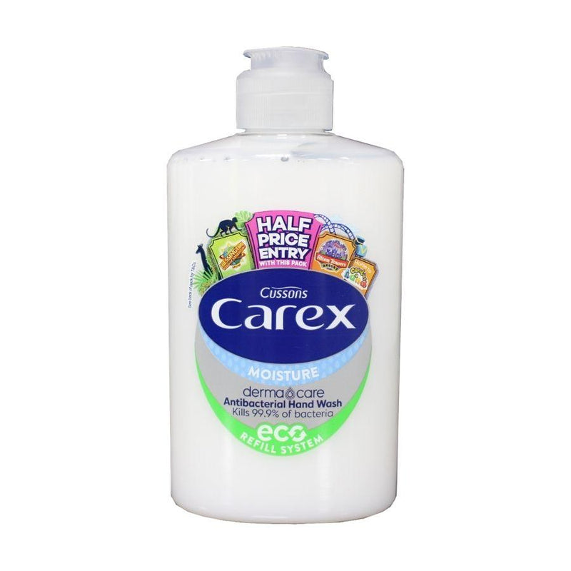 Carex Hand Wash Moisture Plus (Flip Top) 250ml <br> Pack size: 6 x 250ml <br> Product code: 332374