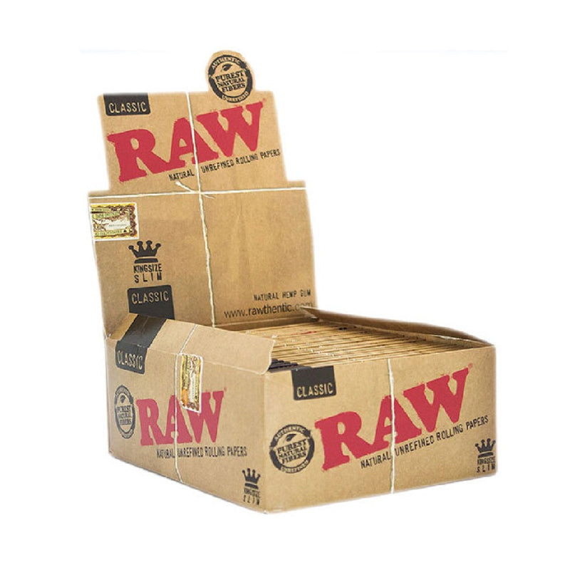 Raw King Size Slim Classic <br> Pack size: 50 x 1 <br> Product code: 146218