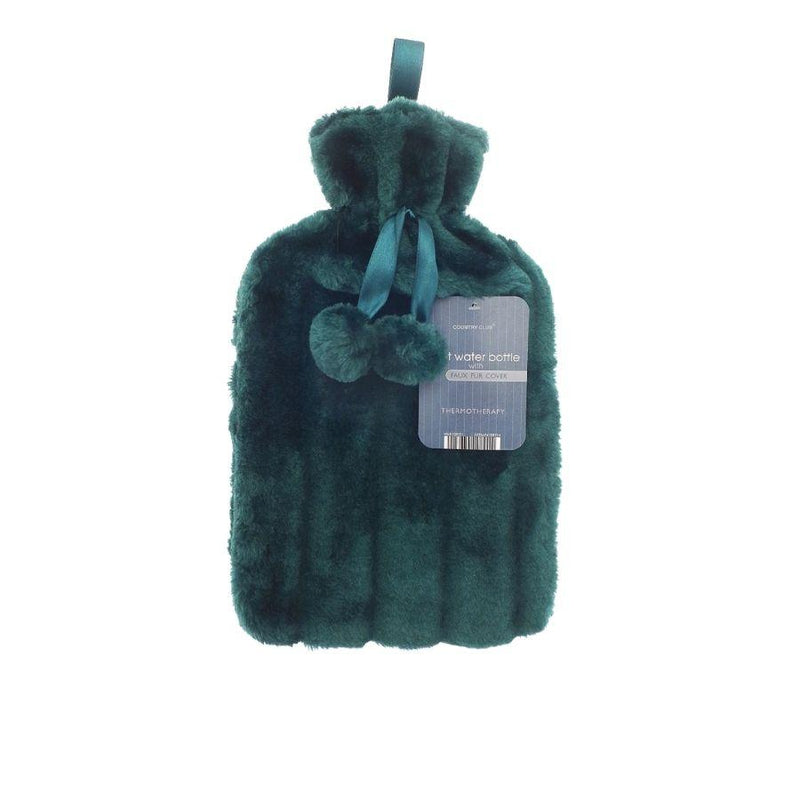 Country Club Hot Water Bottle Faux Fur Assorted 2ltr <br> Pack size: 1 x 2ltr <br> Product code: 144006