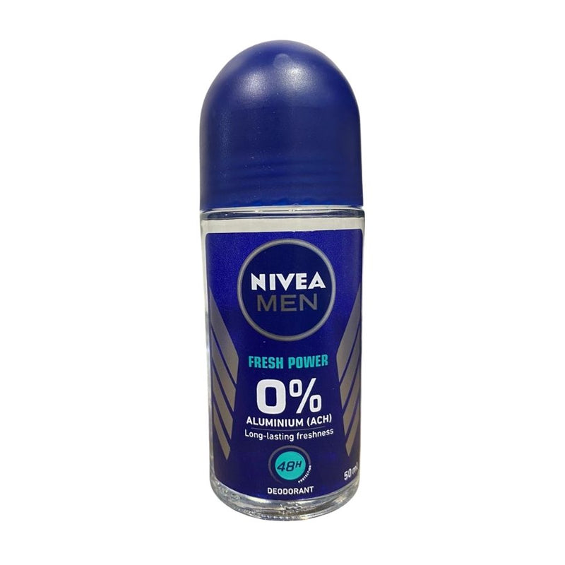 Nivea Mens Roll On Fresh Power 50Ml <br> Pack size: 6 x 50ml <br> Product code: 273891