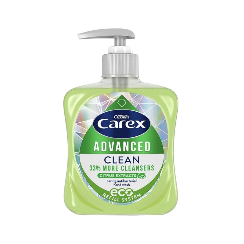Carex Hand Wash Advanced Clean Citrus 250ml <br> Pack size: 6 x 250ml <br> Product code: 332352