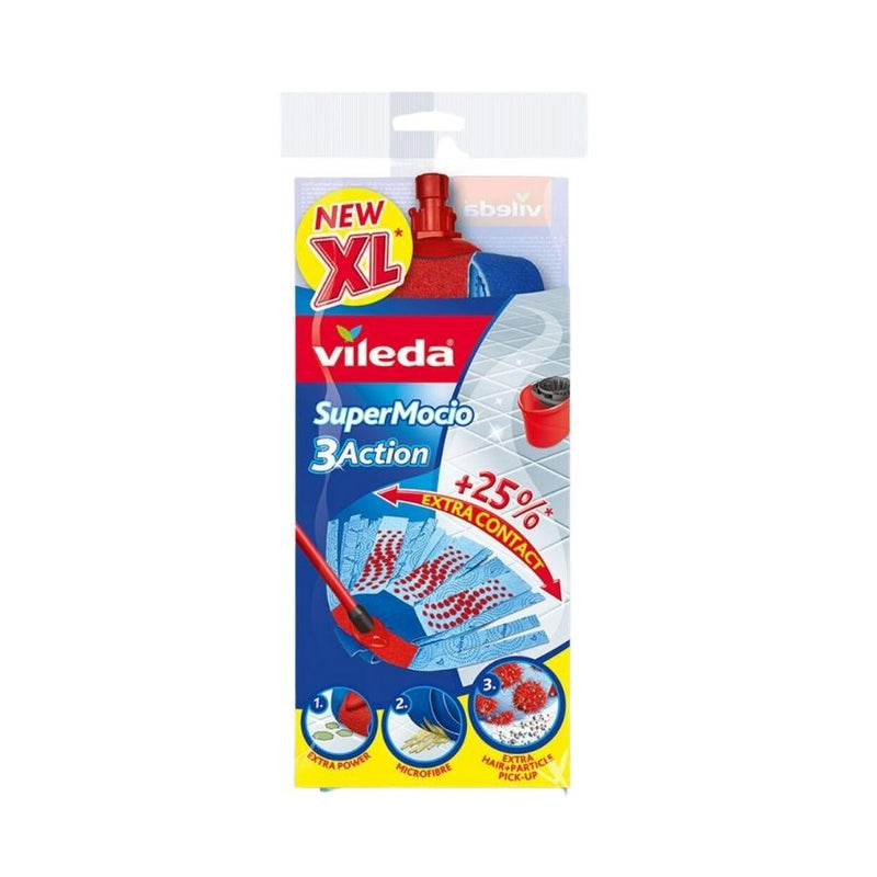 Vileda Supermocio 3 Act Mop Refill <br> Pack size: 1 x 1 <br> Product code: 544358