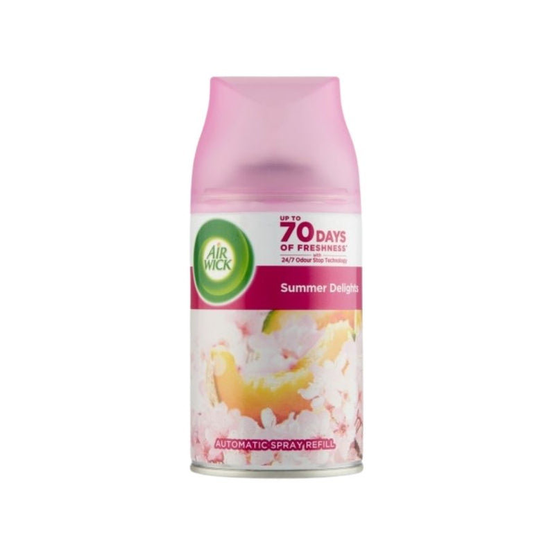 Airwick Freshmatic Refill Summer Delight 250ml <br> Pack size: 6 x 250ml <br> Product code: 541876