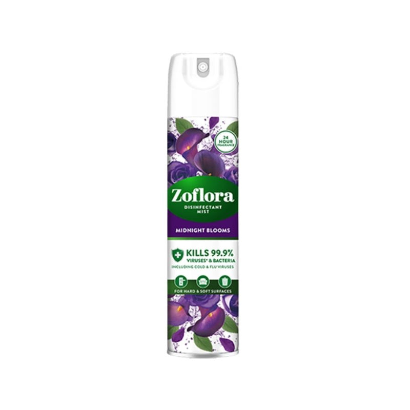 Zoflora Disinfectant Mist Midnight Blooms 300ml <br> Pack size: 6 x 300ml <br> Product code: 455532