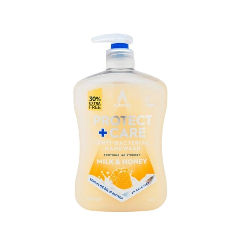 Astonish Antibacterial Handwash Milk & Honey 650ml <br> Pack size: 12 x 650ml <br> Product code: 331351