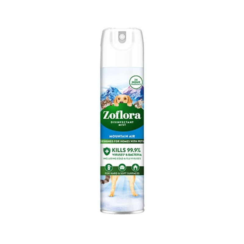 Zoflora Disinfectant Mist Pet Mountain Air 300ml <br> Pack size: 6 x 300ml <br> Product code: 455533
