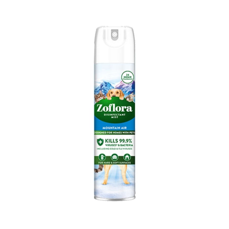Zoflora Disinfectant Mist Pet Mountain Air 300ml <br> Pack size: 6 x 300ml <br> Product code: 455533