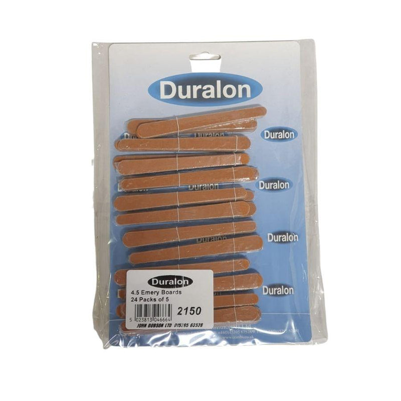 Duralon Emery Board 4.5 Inch 5's <br> Pack size: 1 x 24 <br> Product code: 243111
