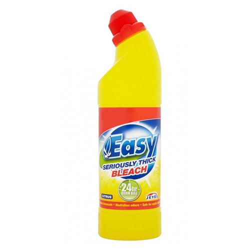 Easy 3 In 1 Thick Bleach Citrus 750ml <br> Pack size: 12 x 750ml <br> Product code: 460550