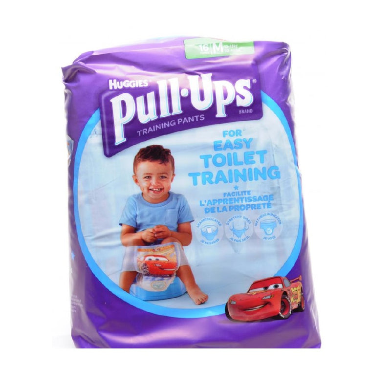 Huggies Pull Ups Boy Medium (5) 16s <br> Pack size: 4 x 16s <br> Product code: 382722