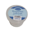 Essential Micro Round Pots With Lids 473ml 4's <br> Pack size: 1 x 4's <br> Product code: 433308