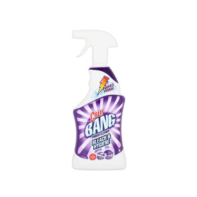 Cillit Bang Bleach & Hygiene Power Cleaner Spray 750ml <br> Pack size: 6 x 750ml <br> Product code: 555512