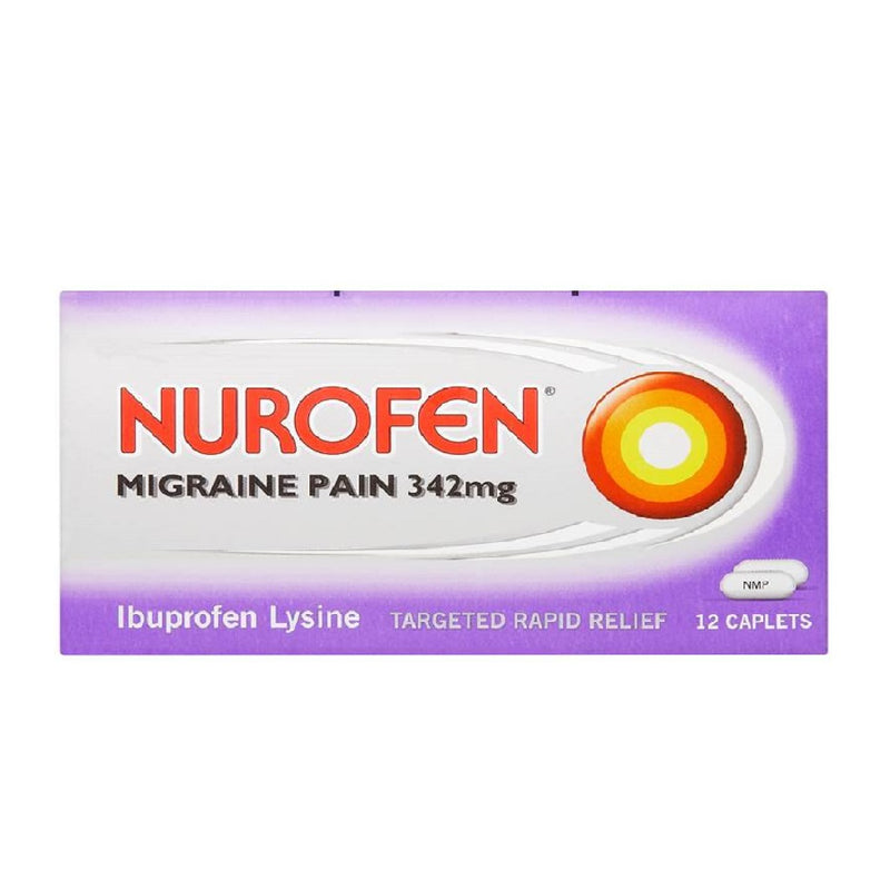 Nurofen Migraine Pain 12S Gsl <br> Pack size: 6 x 12s <br> Product code: 174828