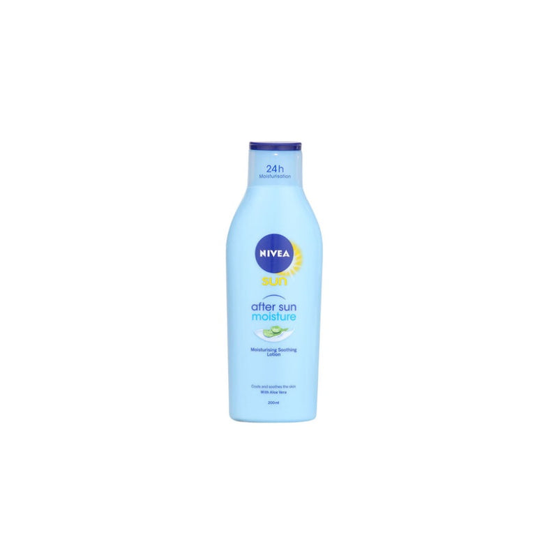 Nivea After Sun Lotion 200ml <br> Pack size: 6 x 200ml <br> Product code: 224706