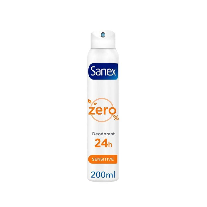 Sanex Antiperspirant Deodorant Zero Sensitive 200ml <br> Pack size: 6 x 200ml <br> Product code: 275035