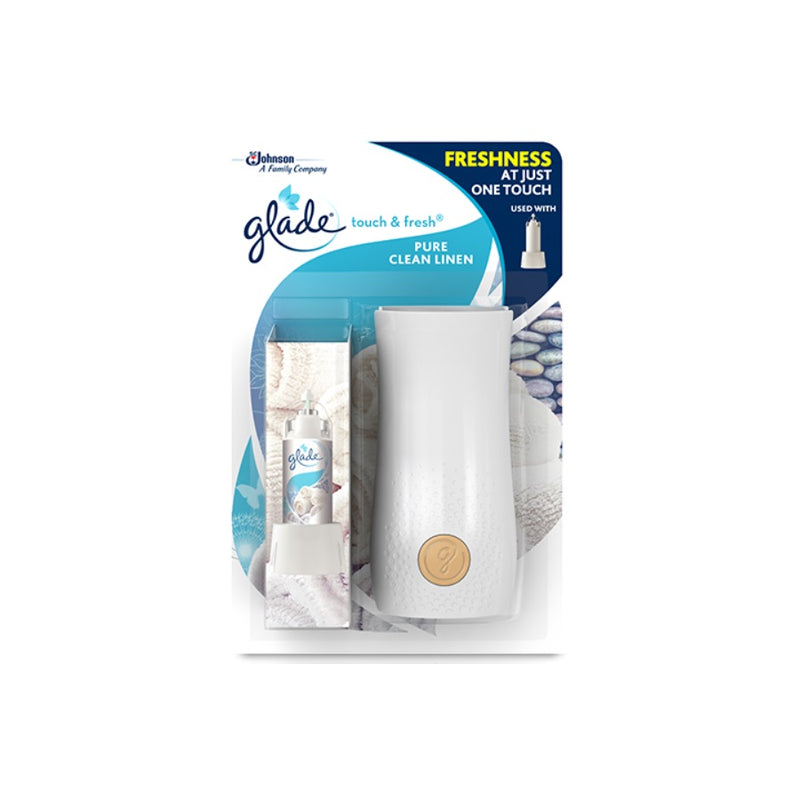 Glade Touch & Fresh Unit Clean Linen 10ml <br> Pack size: 4 x 1 <br> Product code: 545442