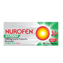 Nurofen Express Liq Caps 10'S <br> Pack size: 6 x 10s <br> Product code: 174821