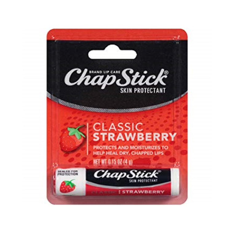 Chapstick Lip Balm Strawberry Blister <br> Pack size: 12 x 1 <br> Product code: 131516