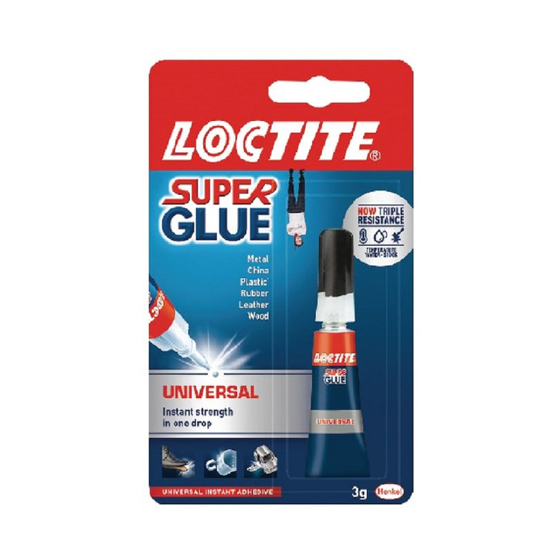 Superglue Loctite Attak 3Gm <br> Pack size: 24 x 1 <br> Product code: 146001
