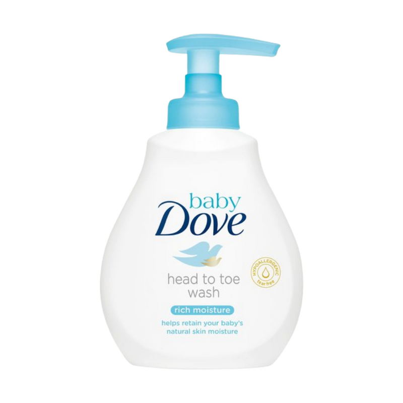 Dove Baby Head To Toe Rich Moisture 200ml <br> Pack size: 6 x 200ml <br> Product code: 401403