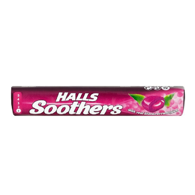 Halls Soothers - Blackcurrant <br> Pack size: 20 x 1 <br> Product code: 193050