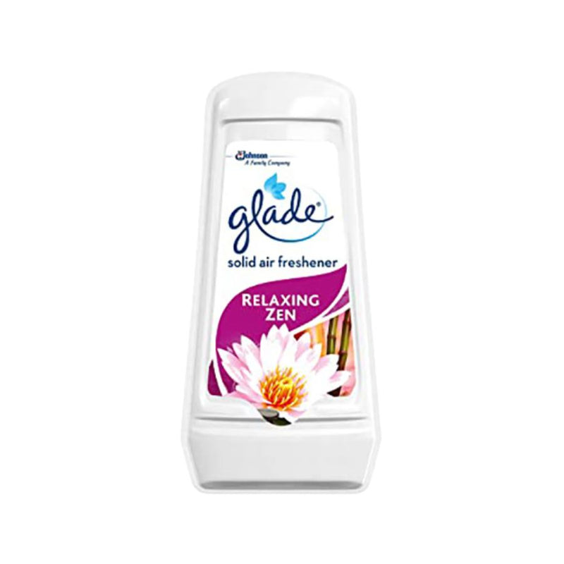 Glade Solid Air Freshener Relaxing Zen 150g <br> Pack size: 8 x 150g <br> Product code: 544660