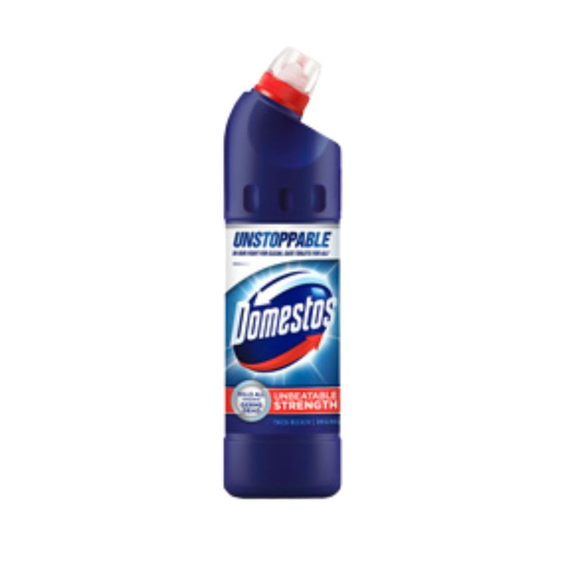 Domestos Bleach Original 750ml <br> Pack size: 9 x 750ml <br> Product code: 462190