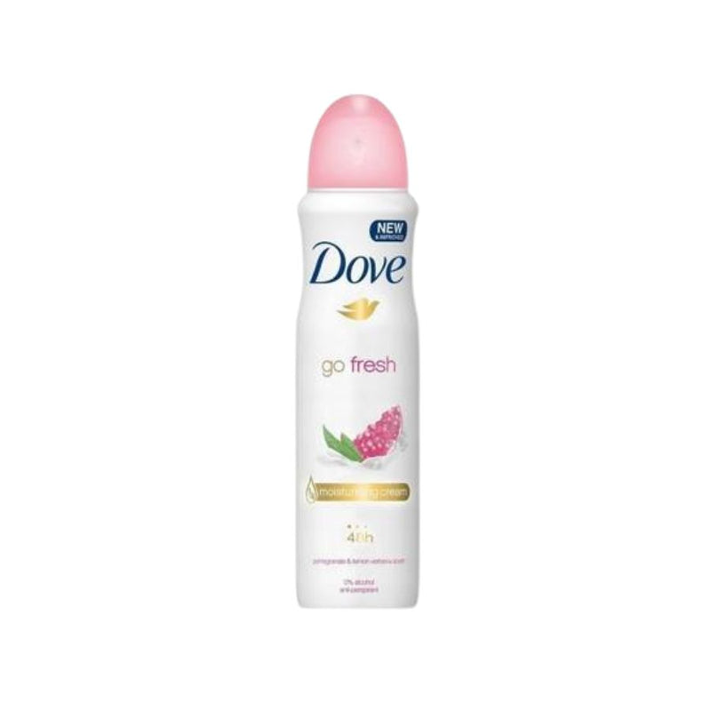 Dove Anti-Perspirant Go Fresh Pomegranate & Lemon 150ml <br> Pack size: 6 x 150ml <br> Product code: 401410