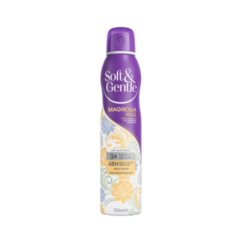 Soft & Gentle Anti-Perspirant Deodorant Spray Pear & Magnolia 150ml <br> Pack size: 6 x 150ml <br> Product code: 275310