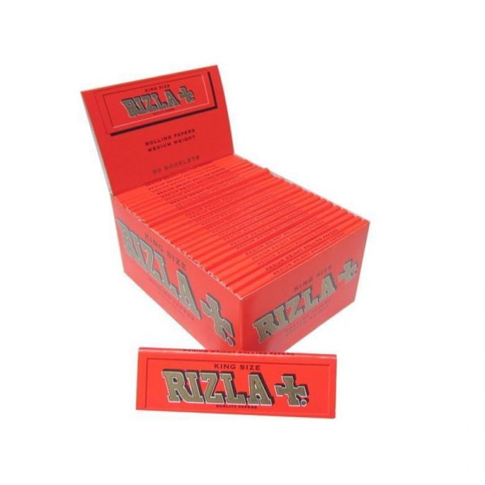 Rizla King Size Red Rolling Papers <br> Pack size: 1 x 50 <br> Product code: 146202
