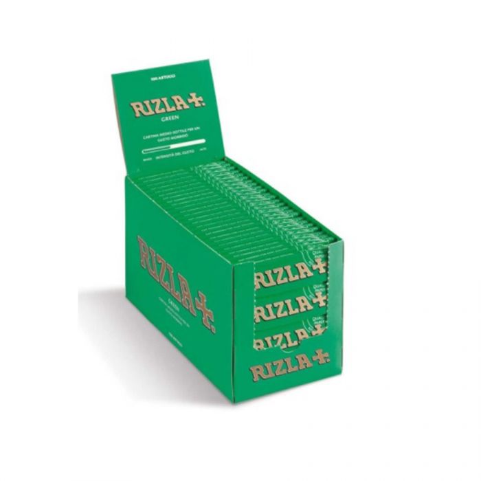 Rizla Standard Green Rolling Papers <br> Pack size: 1 x 100 <br> Product code: 146207