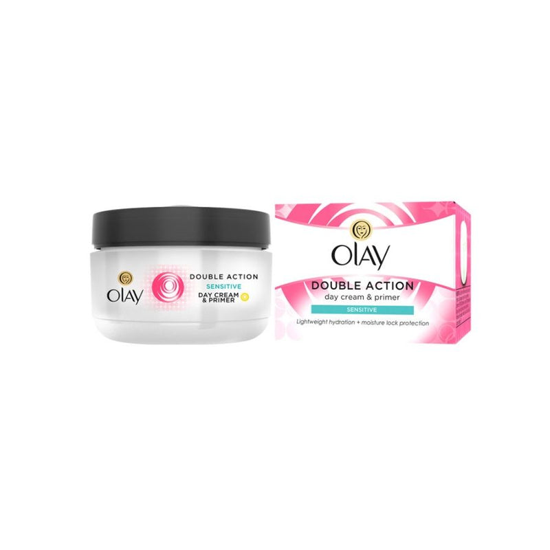 Olay Double Action Night Cream Sensitive 50Ml <br> Pack Size: 4 x 50ml <br> Product code: 225111