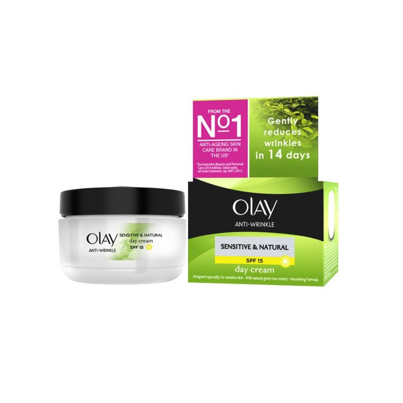 Olay Day Cream 50Ml Sensitive <br> Pack Size: 4 x 50ml <br> Product code: 225120