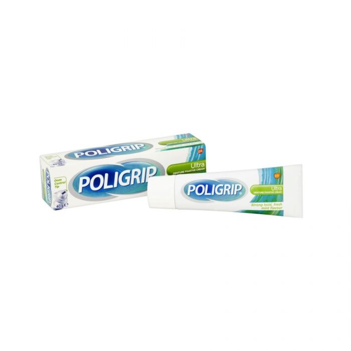 Poligrip Ultra Cream 40G <br> Pack size: 12 x 40g <br> Product code: 296910