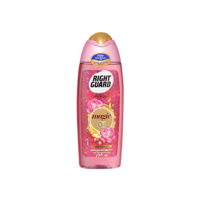 Right Guard Women Pink Jasmine Shower Gel + Oils 250Ml <br> Pack size: 6 x 250ml <br> Product code: 316730