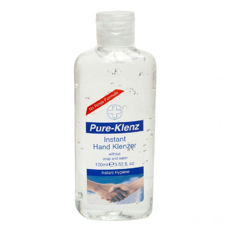 Pure Klenz Hand Sanitizer 100ml <br> Pack size: 24 x 100ml <br> Product code: 332333