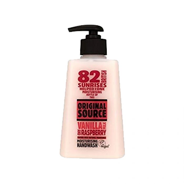 Original Source Vanilla & Raspberry Milk Handwash 250Ml <br> Pack size: 6 x 250ml <br> Product code: 333721