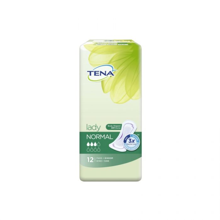Tena Lady Normal Pads 12S  <br> Pack size: 6 x 12s <br> Product code: 343975
