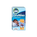 Huggies Dry Nites Boy 3To5 Yrs <br> Pack size: 3 x 10s <br> Product code: 382365