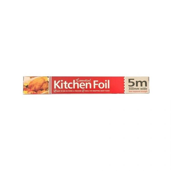 Essential Kitchen Foil 300Mm X 5Mtr <br> Pack size: 12 x 1 <br> Product code: 435521