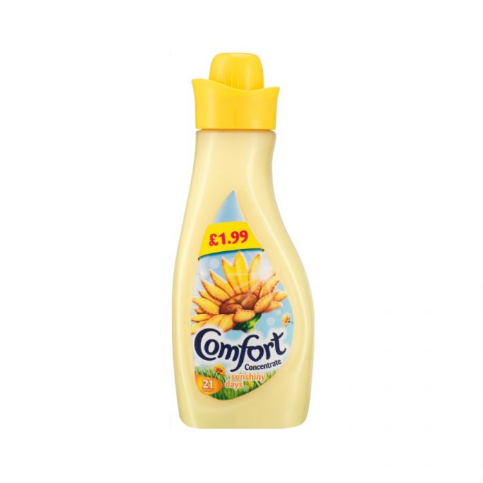 Comfort Sunshiny Day Fabric Conditioner 750Ml (Pm £1.99) <br> Pack size: 8 x 750ml <br> Product code: 443997