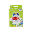 Toilet Duck Fresh Discs Lime Zest 6S <br> Pack size: 5 x 6 <br> Product code: 525201