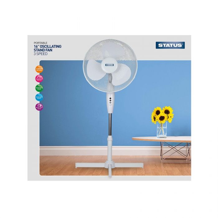Status Stand Fan 16 Inches <br> Pack size: 1 x 1 <br> Product code: 532813
