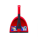 Vileda Red Dust Pan And Brush Set <br> Pack size: 1 x 1 <br> Product code: 544365