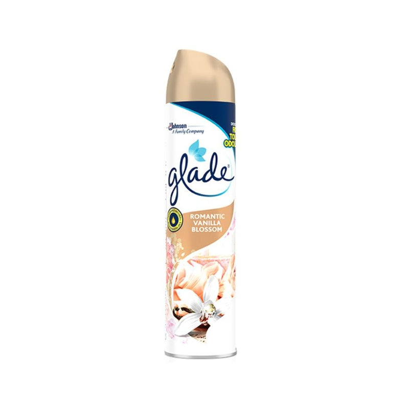 Glade Air Freshener Romantic Vanilla Blossom 300ml <br> Pack size: 12 x 300ml <br> Product code: 544454